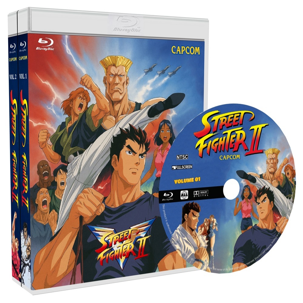 Blu-ray coleção desenho Street Fighter 2 Victory - 1995 - Edição completa em bluray.