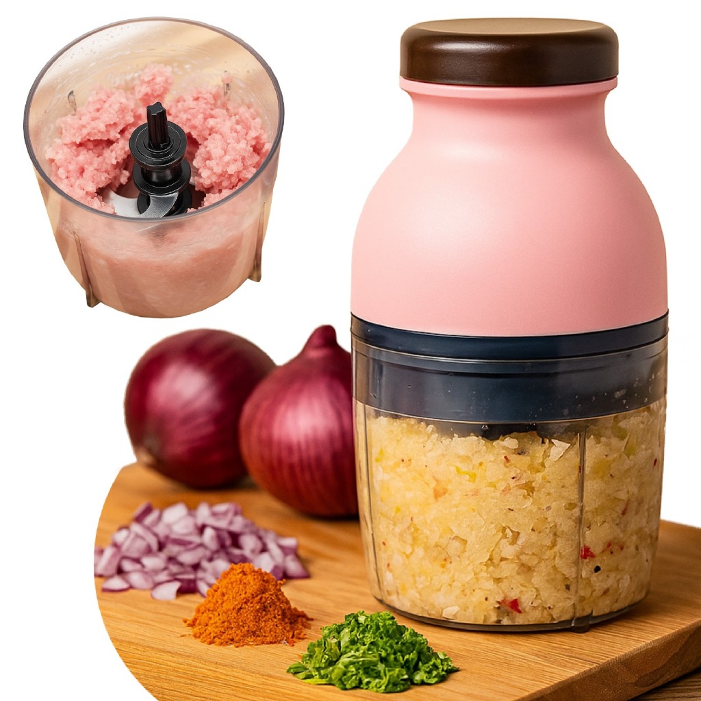 Processador Misturador Elétrico Portátil Cozinha Triturador De Alimentos Linha Premium em Oferta na Shopee