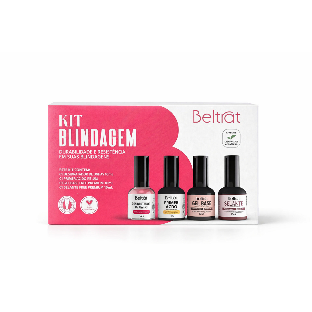 Kit Blindagem Beltrat Free TPO Novo/ Desidrat, Primer, Gel Base, Selante em Oferta na Shopee