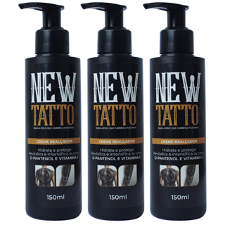 Kit Creme Realçador Para Tatuagem New Tatto - Cuide e Revitalize Suas Tatuagens Todos os Dias!! em Oferta na Shopee