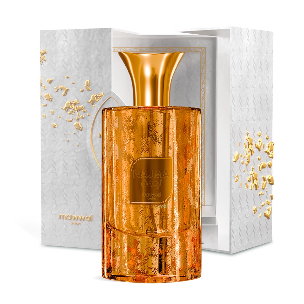 Perfume Árabe Mawwal Najma Unissex 100ml Eau de Parfum Sensação de Frescor Sofis