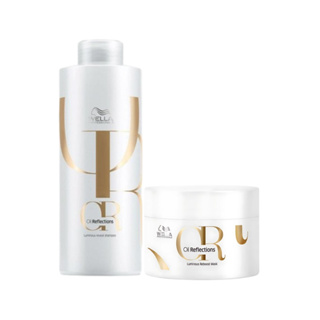 Kit Wella Professionals Oil Reflections - Shampoo 1L e Máscara 150ml em Oferta na Shopee