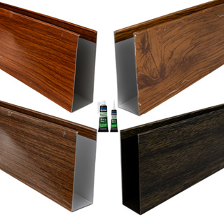 Salva Porta Chapa Amadeirada 60cm á 100cm 20cm altura 3,5cm Várias cores em Oferta na Shopee