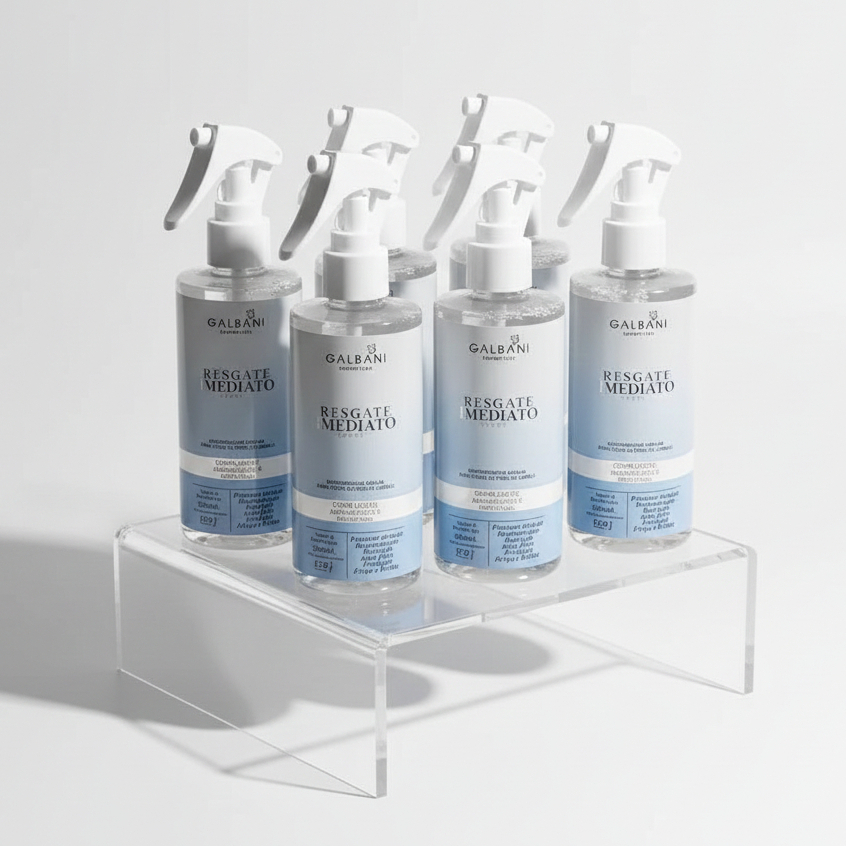 Kit 6 Spray Resgate Imediato Reconstrutor Capilar Proteção Térmica Anti Frizz
