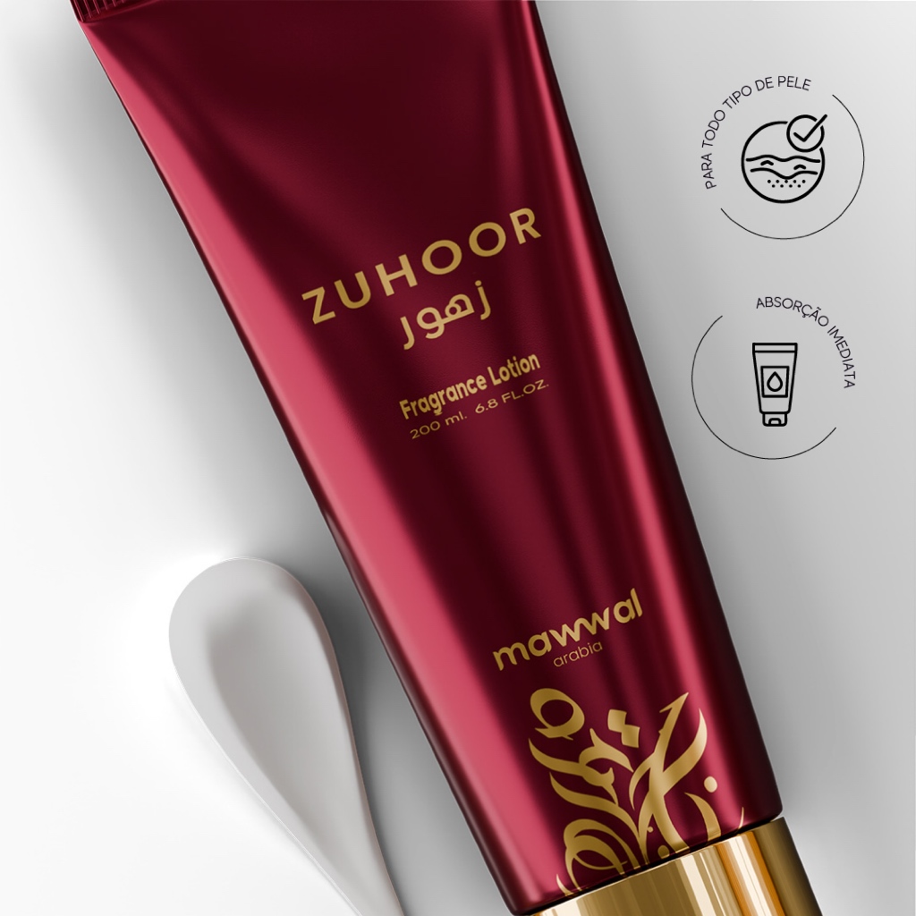 Body Cream Mawwal Energy Zuhoor Feminino 200ml · foto 2