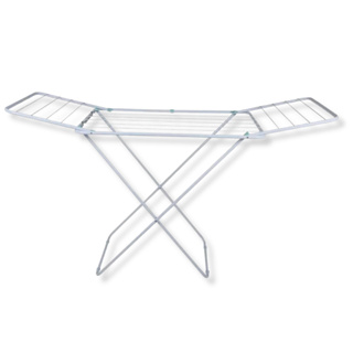 Varal de Chão Dobrável de Aço Portátil Slim Secar Roupas Compacto Apartamento Lavanderia Praticidade em Oferta na Shopee
