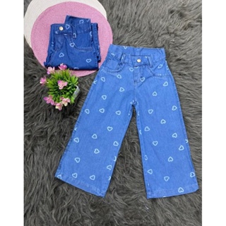 Calça Wide Leg Jeans Cargo Infantil Menina-Moderna, Elegante e Confortável. em Oferta na Shopee