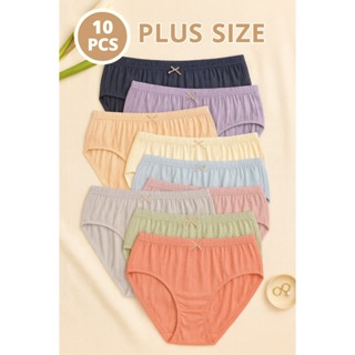 Kit 10 Calcinhas Plus Size 100% Algodão Cós Alto Confortável Tanga Respirável Calçola Idosa Hospital em Oferta na Shopee