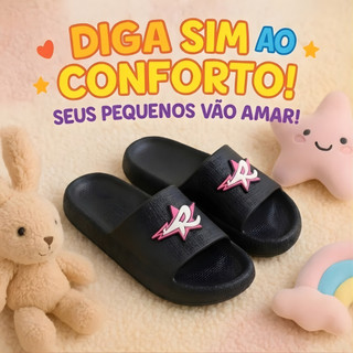 Chinelo Nuvem Infantil Leve e Confortável Micro Expandido Para Caminhadas 25 ao 36