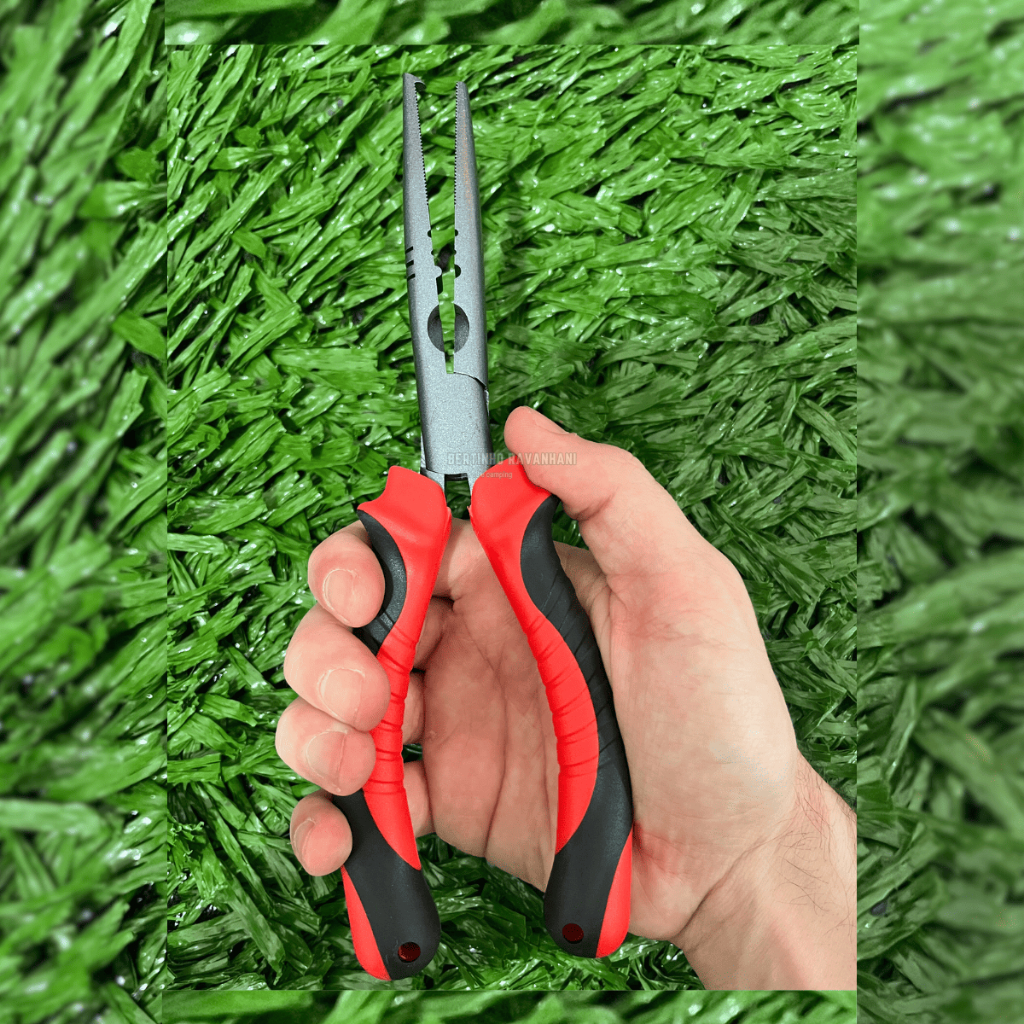 Alicate de Pescaria de Bico Multifunção 23,2cm Albatroz Super Reforçado em Oferta na Shopee