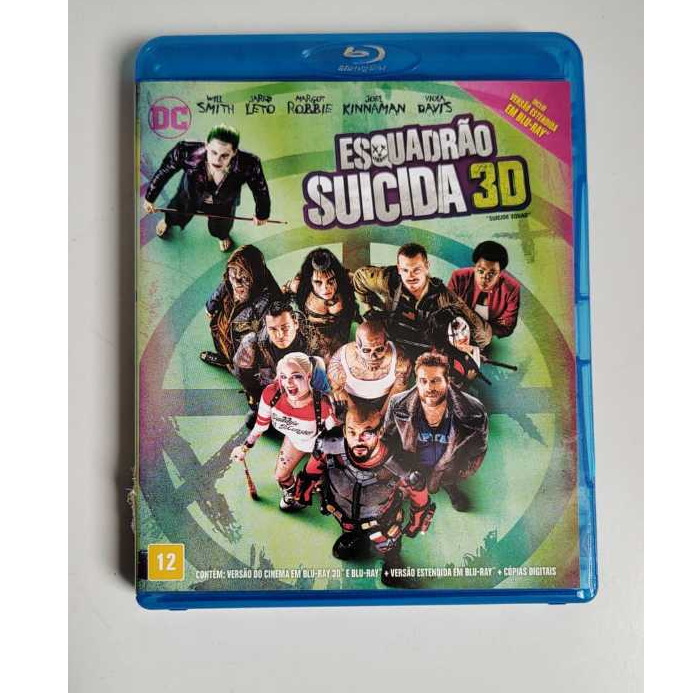 Esquadrão Suicida em Blu-ray 3D + 2D