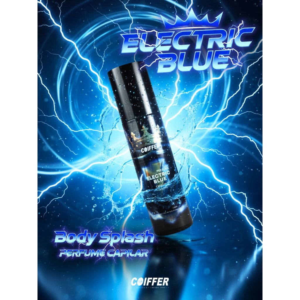 perfume corpo e cabelo ELETRIC BLUE COIFFER 200ml coiffer