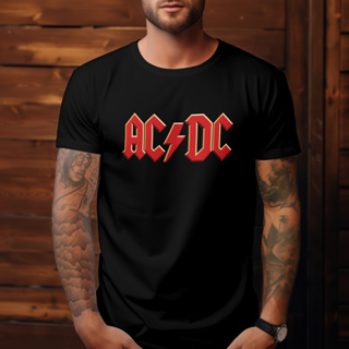 Camiseta Rock ACDC T-shirt Street Wear Manfinity X O Camisa 100% Algodão em Oferta na Shopee
