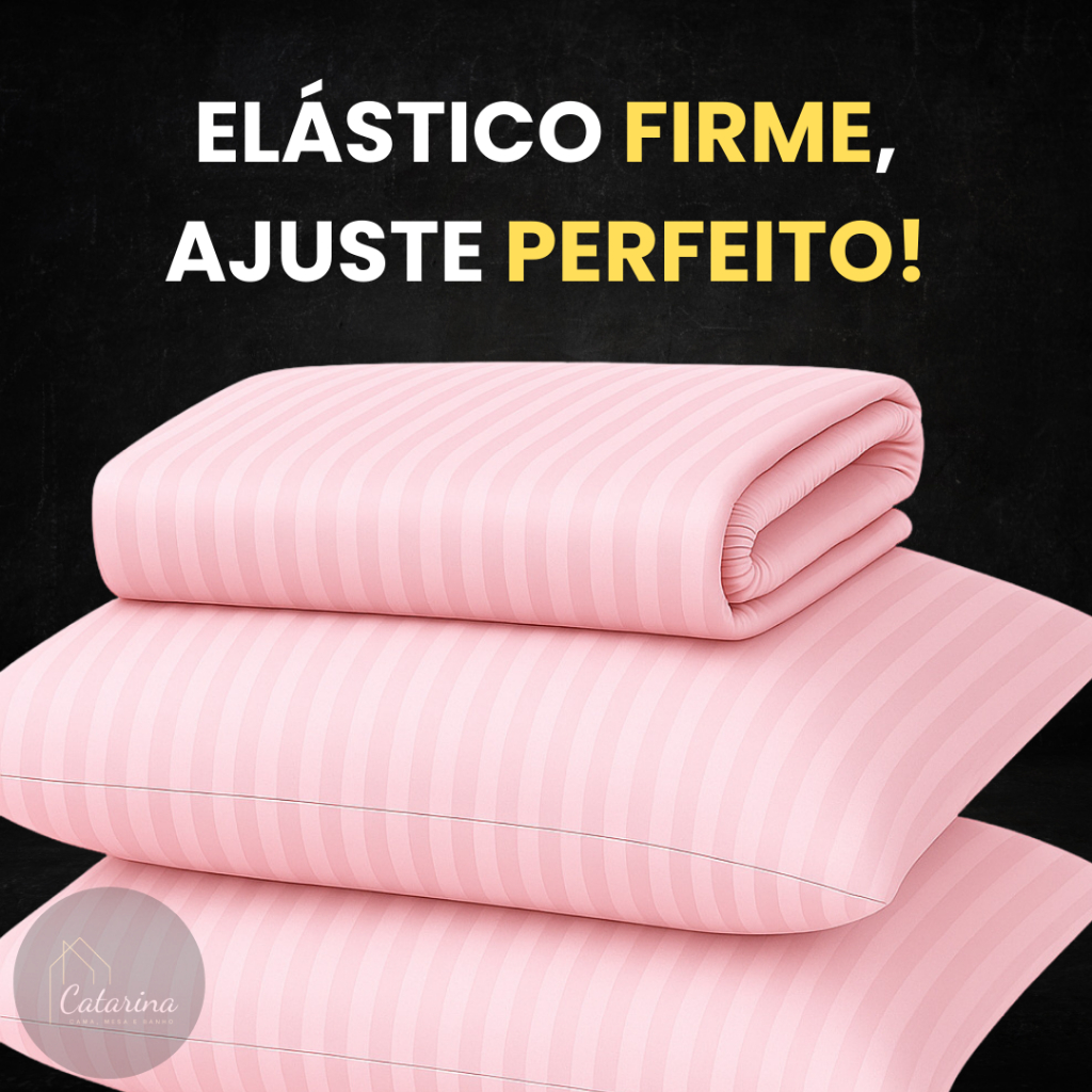 JOGO DE LENÇOL SOLTEIRO CASAL 2 E 3 PEÇAS 500 FIOS