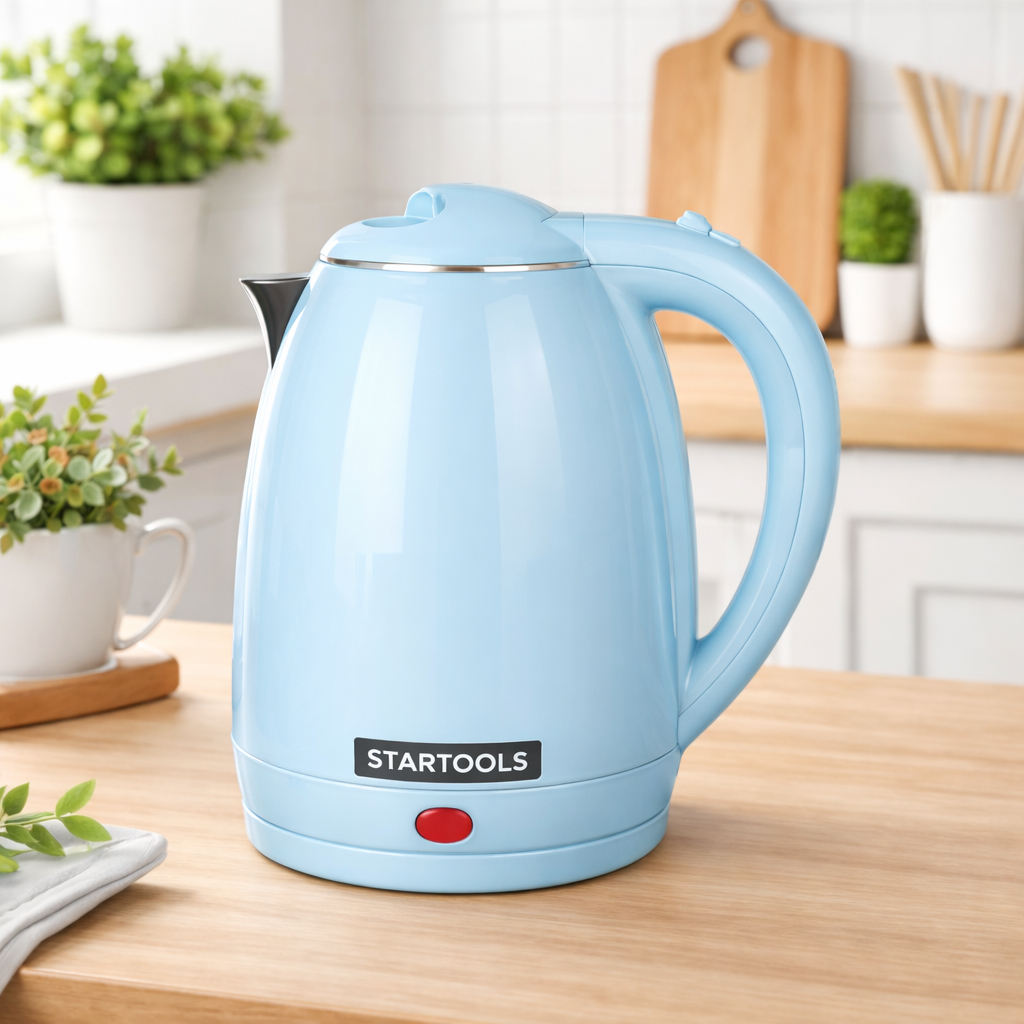 Chaleira Elétrica 2 Litros Aço Inox 1000W 1500W Desligamento Automático Rápida Ferve Água Café Chá