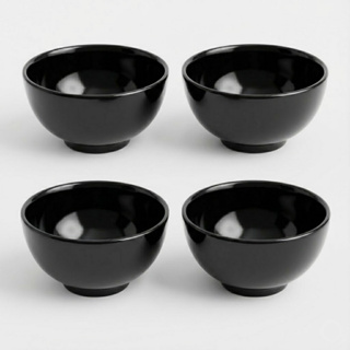 Kit Cumbuca Tigela Porcelana Colorida Preta 440ml Caldos & Sopas Petiscos em Oferta na Shopee