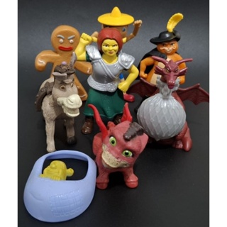 Shrek Bonecos Colecionáveis McDonald's 2010 em Oferta na Shopee