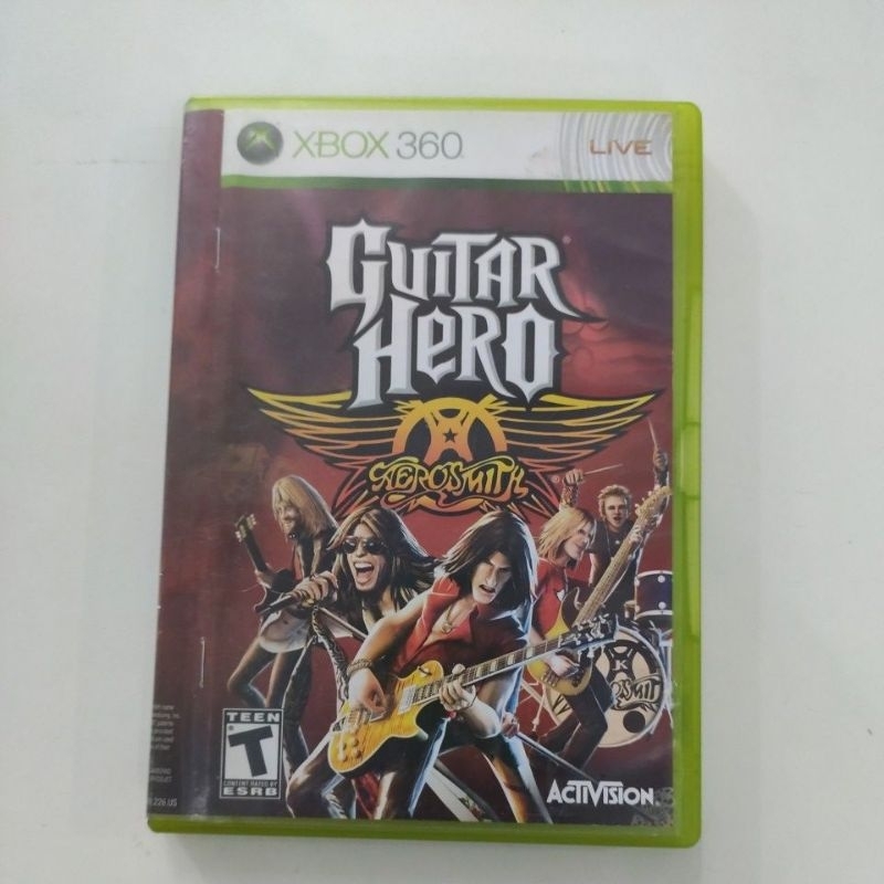 jogo Xbox360 Guitar Hero Aerosmith Midia física original
