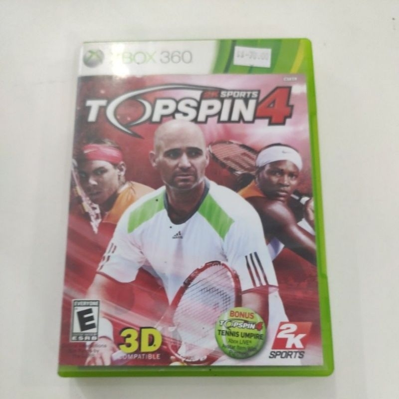 jogo Xbox360 Topspin 4 Midia física original