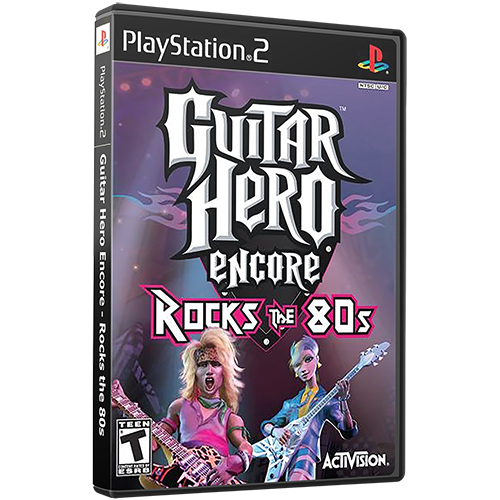 Jogo Guitar Hero Encore Rocks the 80's para play 2 ps2