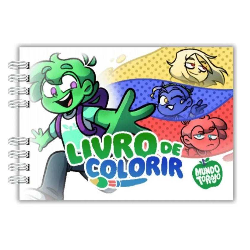 Mundo Torajo (branco) - Livro Para Colorir - 50 Páginas em Oferta na Shopee