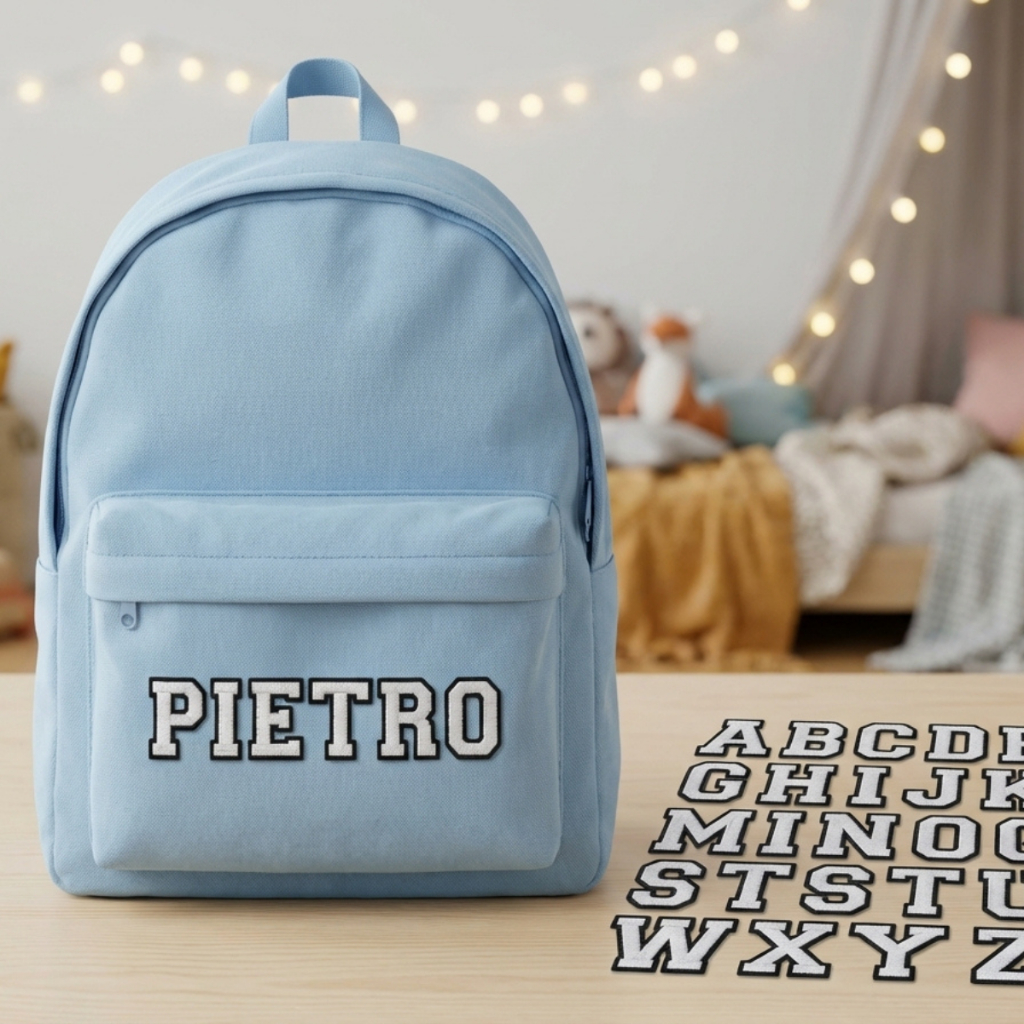 Aplique de Letras Termocolantes A sua escolha - Alfabeto A a Z e Números de 0 a 9