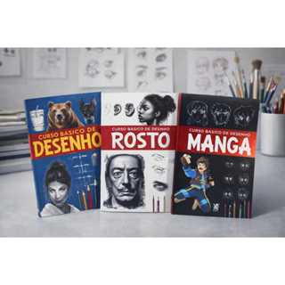 🎨 Kit Curso Básico de Desenho Desenvolva suas habilidades do zero ao avançado com um kit completo em Oferta na Shopee