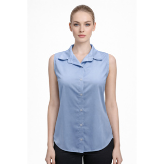 Blusa Feminina Sem Manga Social Lisa | Tecido Leve Confortável | Moda Feminina Elegante 2026 em Oferta na Shopee