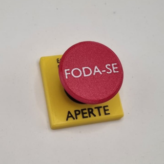 Botão do F*da-se - Fidget Toy com switch mecanico em Oferta na Shopee