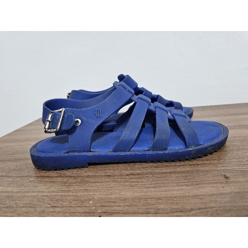 Sandália Melissa Aranha Quadrada Azul Royal  Tamanho 35