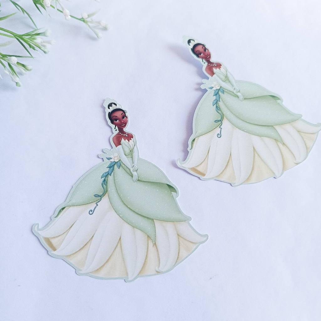 Aplique para Tubete PRINCESAS TIANA A Princesa e o Sapo - Mimo Lembrancinha Personalizada Festa Menina