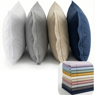 Fronha Ponto Palito 400 Fios Capa Para Travesseiro Varias Cores Acabamento Premium em Oferta na Shopee