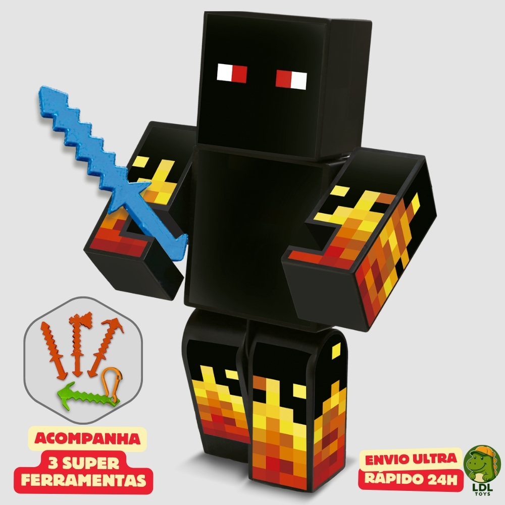 Boneco Athos 15cm Articulado Acompanha 3 Ferramentas Youtuber Original Algazarra Atos em Oferta na Shopee