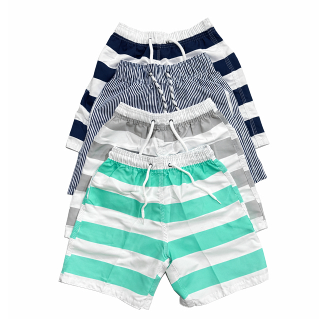 combo 04 shorts personagens estampados moda praia infantil juvenil menino