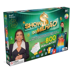 Jogo Tabuleiro Show Do Milhão Brinquedo Divertido Original Clássico Para Toda Família