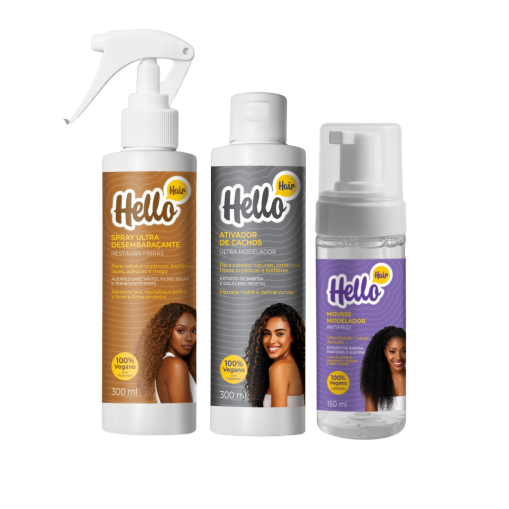Kit Tratamento Capilar Completo Hello Hair - Escolha