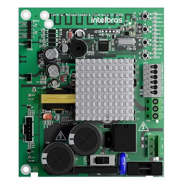 Placa de Comando Inversora Central  Intelbras Automatizador De Portão Eletrônico Ci 2000