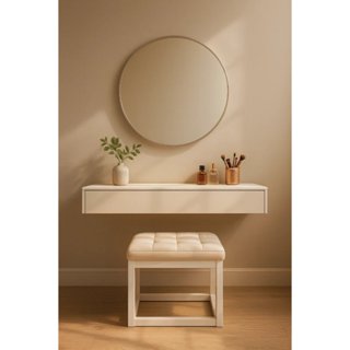 Gaveta Suspensa 100CM Penteadeira Aparador Camarim Corrediças Metalicas Quarto Console em Oferta na Shopee