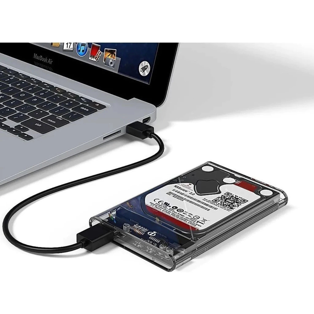 HD Externo  Portátil USB 3.0 com Case Transparente para PC, PS4, Xbox e TV - Pronta Entrega (BR)