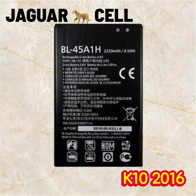 BAT COMPATIVEL K10 2016 (ORG) NOVA COM GARANTIA 90 DIA