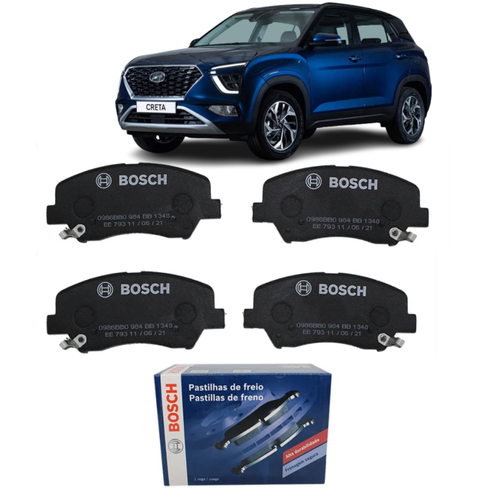 Pastilha Freio  Dianteira  NOVO Creta CONFORT/ LIMIT/  N LINE/  PLATINUM/ ULTIMATE 2021 A 2025 em Oferta na Shopee