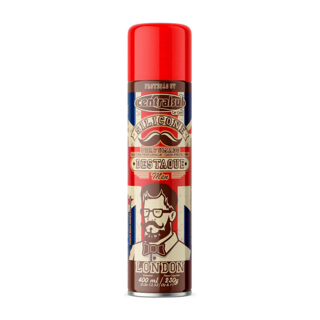 Silicone Perfumado Spray London Destaque 400ml Centralsul