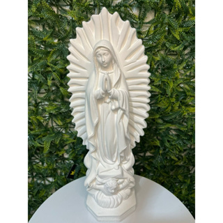 Imagem Nossa Senhora De Guadalupe 30cm - Imagem Sacra Em Gesso Cru em Oferta na Shopee