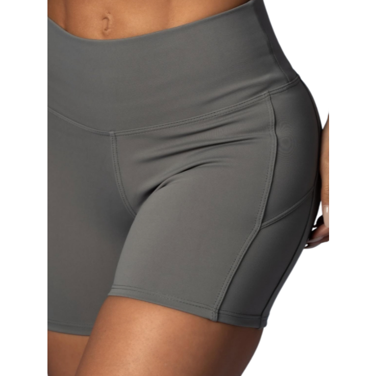 Short Fitness Feminino Academia Athletic Power Poliamida Alta Elasticidade Zero Transparência