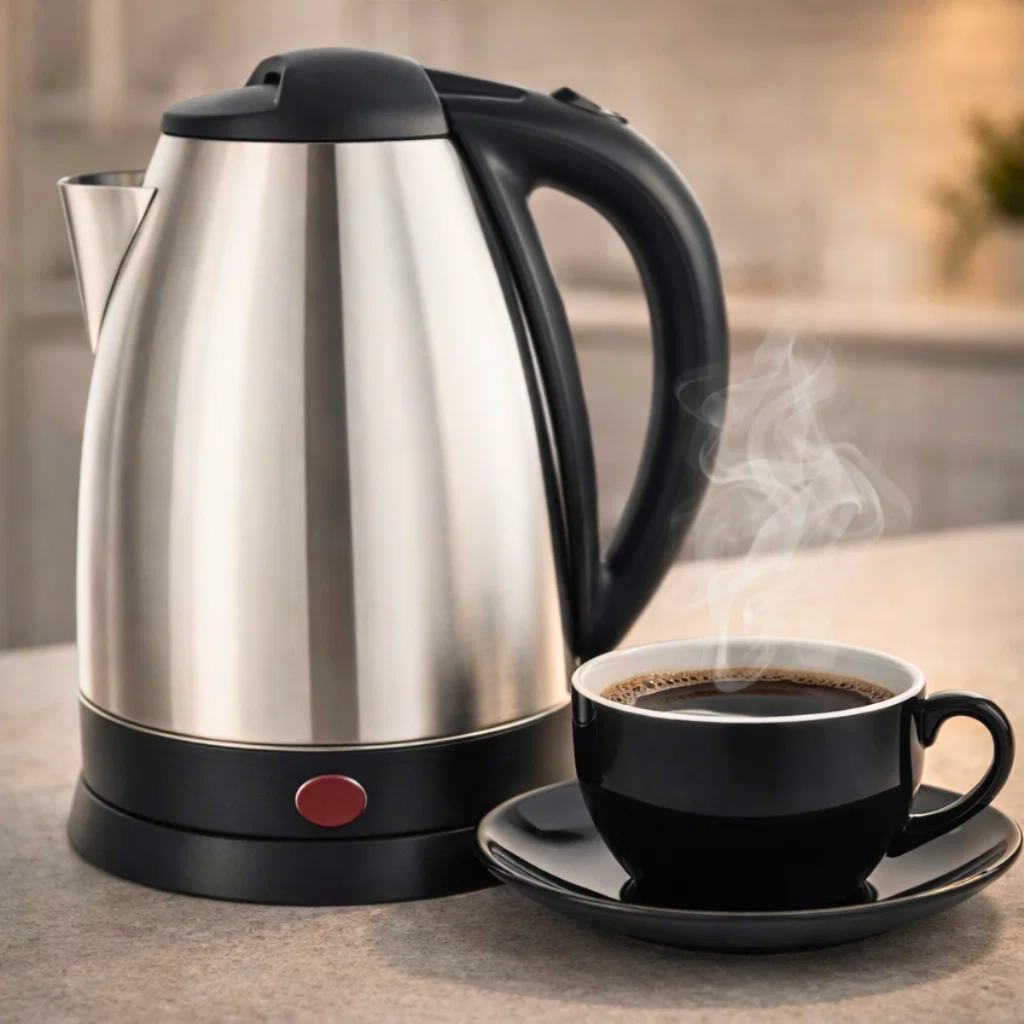 Chaleira Elétrica 110v Inox Térmica Jarra Bule Garrafa Café Água Chá Rápida