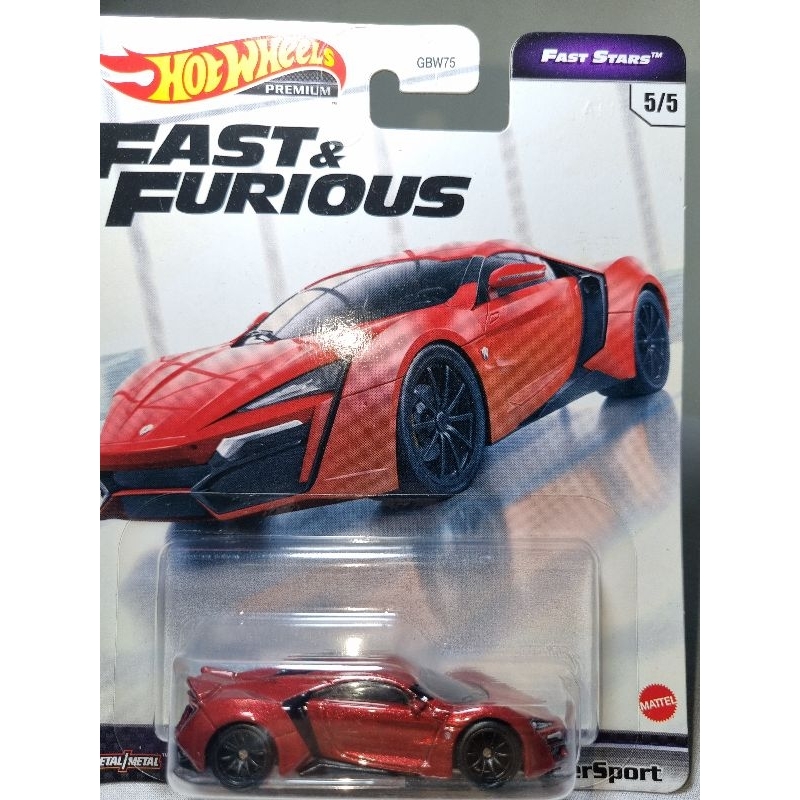 Hot Wheels Premium Fast & Furious W Motors Lykan HyperSport 1/64