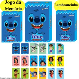 20 Caixinhas Jogo da Memória BLUE / STITCH Brinquedo Educativo para Crianças e Festas em Oferta na Shopee