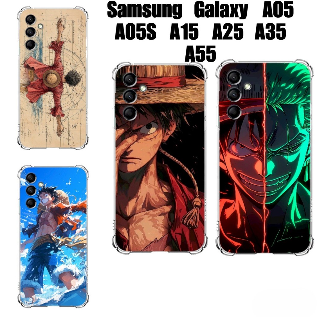 Capinhas Celular Samsung A05 A05S A15 A25 A35 A55 Anime One Piece Luffy Zoro Capinha One Piece