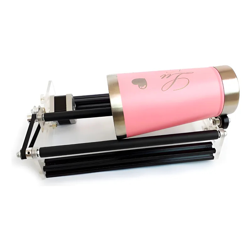 Rolo Rotativo para Gravação a Laser Eixo Giratório para gravadoras a laser de copos e taças