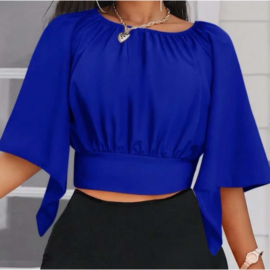 blusa do brasil feminina em duna Manga Morcego – Elegante, Confortável e Moderna